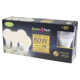 Pack con 3 Bombillas LED E27 5.2W (Luz fría) 