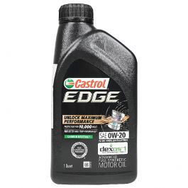 Nuevo aceite de motor Castrol Edge - LL 17 FE+ - 0W-20 sintético (1  cuarto), 15E71D 79191219683