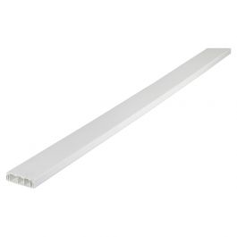 Canaleta para cables PVC Para suelo Blanca 2m 20x70mm con Adhesivo