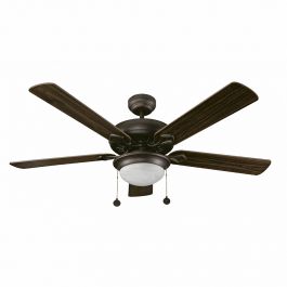 Ventilador de techo con bombilla 1xE27 Tauro multicolor de aspas  reversibles en colores vivos y pasteles ø76cm