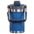 Termo insulado azul ivy de acero inoxidable 1.9 litros cierre manual IGLOO