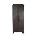 Armario ferrara wengue 2 puertas plástico (183 x 46 x 70) cm