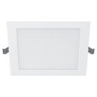 Panel LED cuadrado empotrable 12 W luz cálida