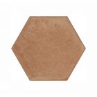 Piso cerámico hexagono cotto terracota (23.2 x 26.8) cm / caja contiene 0.68 m²