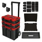 Gabinete de polipropileno rodante 68 cm (27") 3 módulos Einhell