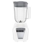 Licuadora 700 W  8 velocidades + pulso jarra vidrio 1.25 L y jarra plástica 1.65 L blanco Black+Decker