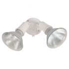 Base para reflector blanco para exterior 150 W 2 luces e27 Ike Lite