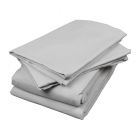 Set de sabana imperial king 4 piezas gris (200 x 200) cm