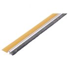 Barre polvo aluminio 91.44 cm (36") transparente amig