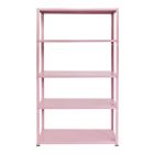 Estante metálico 70 kg 5 niveles rosado
