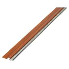 Barre polvo 91.44 cm (36") aluminio y vinil dorado Amig