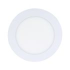 Panel LED circular empotrable 9 W luz fría