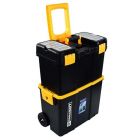 Caja para herramientas plástica desmontable con ruedas Toolcraft