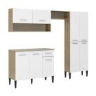 Mueble de cocina arizona roble y blanco (229 x 182) cm