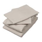 Set de sabana imperial matrimonial 4 piezas beige (140 x 200) cm