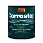 Pintura anticorrosiva industrial Corrostop negro 3.78 L (1 gal) SUR