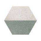 Piso cerámico hexagono marden verde (23.2 x 26.8) cm / caja contiene 0.68 m²