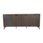 Mesa para TV con gavetero nogal