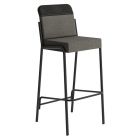 Silla alta negra (104 x 42 x 50) cm soporta hasta 100 kg