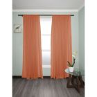 Cortina tergal liso marrón (213 x 137) cm