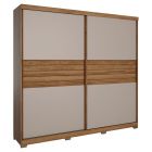 Armario MDP freijo con avellana (240 x 237 x 52.5) cm