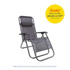 Silla cero gravedad (90 x 65 x 110) cm basic living
