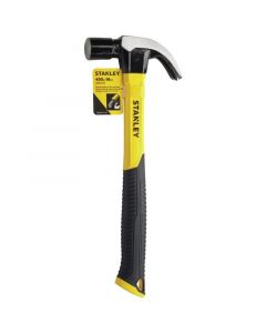 Martillo carpintero mango fibra de vidrio 0.45 kg (16 oz) Stanley