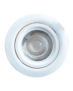 Empotrable LED circular blanco 12 W luz amarilla Ilukon