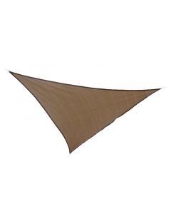 Toldo vela triangular 3.7x3.7x3.7 m  beige