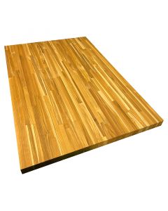 Tope teca para mesa (4.5 x 80 x 160) cm