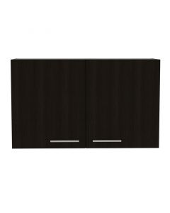 Mueble aéreo de 2 puertas (60 x 100 x 34) cm wengue