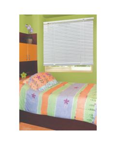 Persiana 2.54 cm (1") pvc mini blind (140 x 160) cm blanco