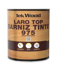Barniz tinte alquídico tek wood wengue oscuro brillante 1/4 galón