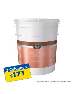 Pintura látex Cromatic tint satín 5 gal Corona