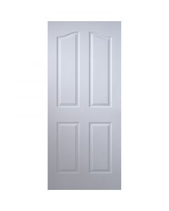 Puerta entamborada hdf carmel 65x210 cm 33 mm blanco