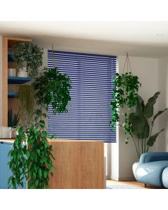 Persiana PVC (80 x 160) cm azul indigo