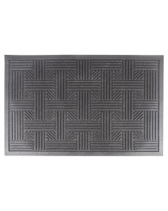 Alfombra exterior relieve básico gris oscuro 42x66cm