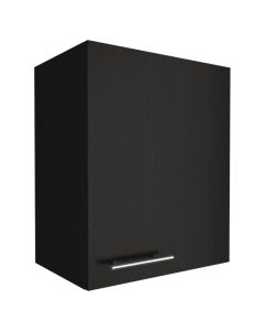 Mueble aereo con puerta derecha color wengue (60 x 50 x 33.5) cm