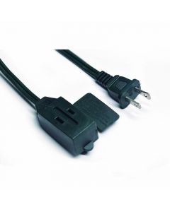 Extensión eléctrica SPT 2 x 1.31 mm2 5 m (16 AWG) uso liviano verde