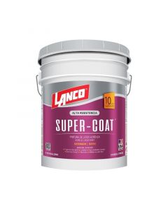Pintura látex Super-Coat pastel satín 18.93 L (5 gal) Lanco