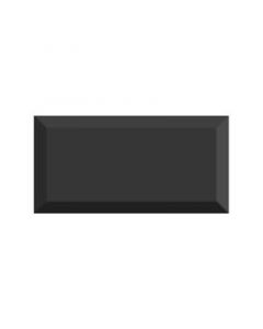 Azulejo brick negro 15.6x30.5 cm / caja contiene 1.76 m²