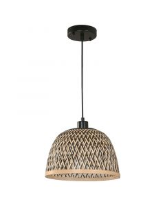 Lámpara colgante moderna negro 1 luz e27 33666-2