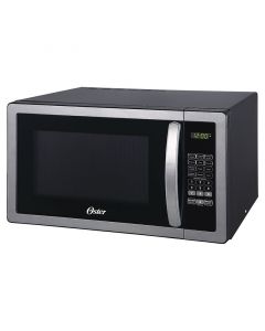 Horno microondas negro 30 litros 1.1 pc con panel digital de acero inoxidable Oster