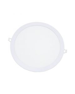 Panel LED circular empotrable 12 W luz fría