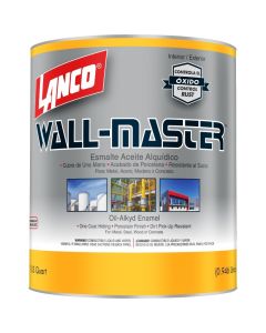 Anticorrosivo wall master blanco 1/4 galón
