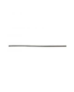 Metro de cable de acero (flexible) 3/16'' con forro pvc