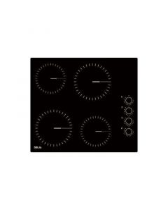 Estufa eléctrica de vitrocerámica 4 discos 5.5x59x52 cm drija