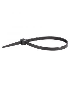 Amarra plástica 3.6 mm x 15.24 cm (6") negra 100 unidades