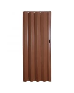 Puerta plegable 6 mm nogal (90 x 210) cm bisagra flexible
