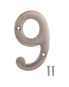 Número 9 10.16 cm (4") niquel